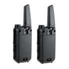 Stații Radio PMR Baofeng BF-25E Black Twin - Set 2 Bucăți, 16 Canale, VOX, Acumulator 1400 mAh