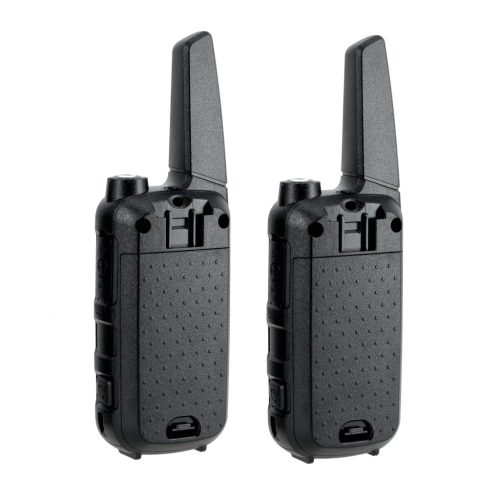 Stații Radio PMR Baofeng BF-25E Black Twin - Set 2 Bucăți, 16 Canale, VOX, Acumulator 1400 mAh