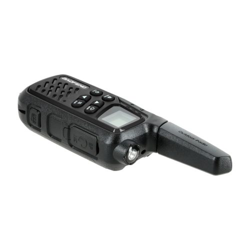 Stații Radio PMR Baofeng BF-25E Black Twin - Set 2 Bucăți, 16 Canale, VOX, Acumulator 1400 mAh