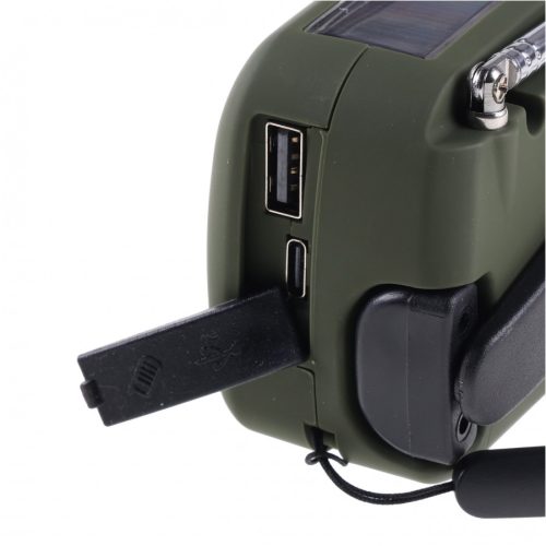Radio de Supraviețuire Fosco Crank – Solar, Dinam și Powerbank
