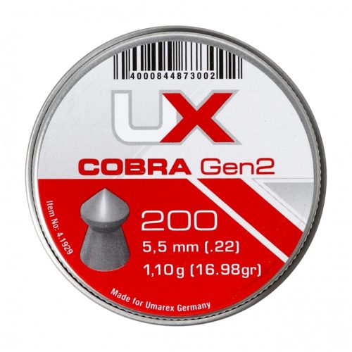 Alice aer comprimat Umarex Cobra Pointed Ribbed Diabolo Gen. 2, 5,5 mm 200 buc.