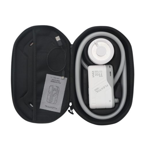 Duș portabil reîncărcabil Flextail Max Shower pentru camping, IPX7, 3 l/min, alb