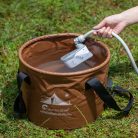 Duș portabil reîncărcabil Flextail Max Shower pentru camping, IPX7, 3 l/min, alb