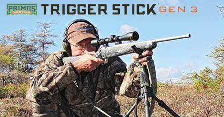 Trepied Vânătoare Primos Trigger Stick Gen III 24-62" - Ajustare Rapidă