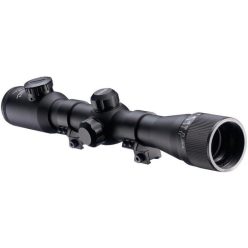   Luneta 4x32 Walther + inele inalte pentru sina 9-11 mm Mil-Dot IR