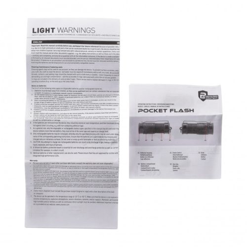 Lanternă Tactical Umarex P2P Pocket Flash, 500 Lumeni, Stroboscop Autoapărare